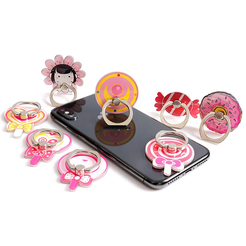 

Finger Ring Mobile Phone Smartphone Stand Holder For iPhone X 8 7 6 6S Plus 5S Smart Phone IPAD MP3 Car Mount Stand For Samsung