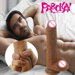 Super Soft Silicone Dildo Realistic Suction Cup Dildo Male Artificial Penis Dick Female Masturbator Adult Sex Toys For Women Super Soft Silicone Dildo Realistic Suction Cup Dildo Male Artificial Penis Dick Female Masturbator Adult Sex Toys For Women