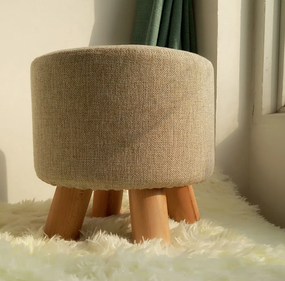 Online Buy Wholesale Modern Round Ottoman From China Modern Round - Wooden Ottoman Stool Round Fabric Sofa Stool Footstool Detachable Fabricpouf Chair Modern Wood Stool( online buy wholesale modern round ottoman from china modern round - wooden ottoman stool round fabric sofa stool footstool detachable fabricpouf chair modern wood stool(