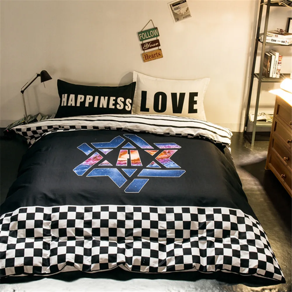 Online Get Cheap Designer Kids Bed Aliexpresscom Alibaba Group - Modern Design Super Cool Bedding Sets Kidsadult Boys White And Blackplaidsstripes Quilt Cover Bed Sheet Pillowcase Queenfull online get cheap designer kids bed aliexpresscom alibaba group - modern design super cool bedding sets kidsadult boys white and blackplaidsstripes quilt cover bed sheet pillowcase queenfull