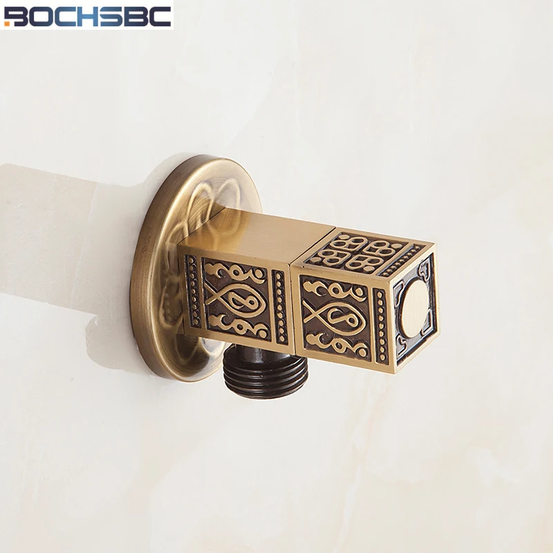 European Retro Filling Valve Bathroom Accessory Square Angle Valves