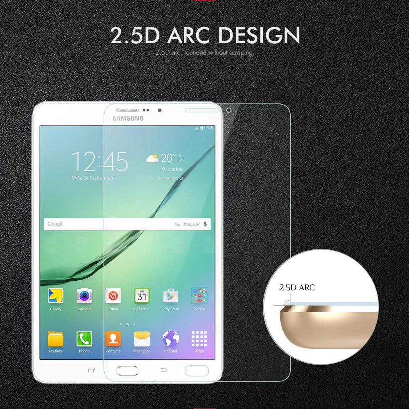 9H Tempered Glass For Samsung Galaxy Tab S2 8.0 T710 T715 T719N 8.0 inch Tablet Screen Protector Protective Film Glass Guard