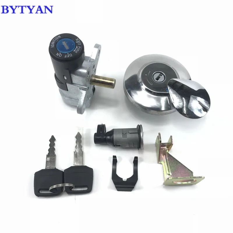 

BYTYAN Motorcycle Accessories Ignition Switch Lock Key FOR HONDA DIO AF54 crea 50 The New Ignition lock