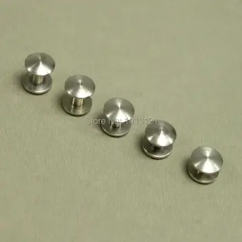 

free shipping arc 10*4*7mm fastener wallet bag screw stainless steel belt screw Rivet diy handmade leather garmnet hardware part