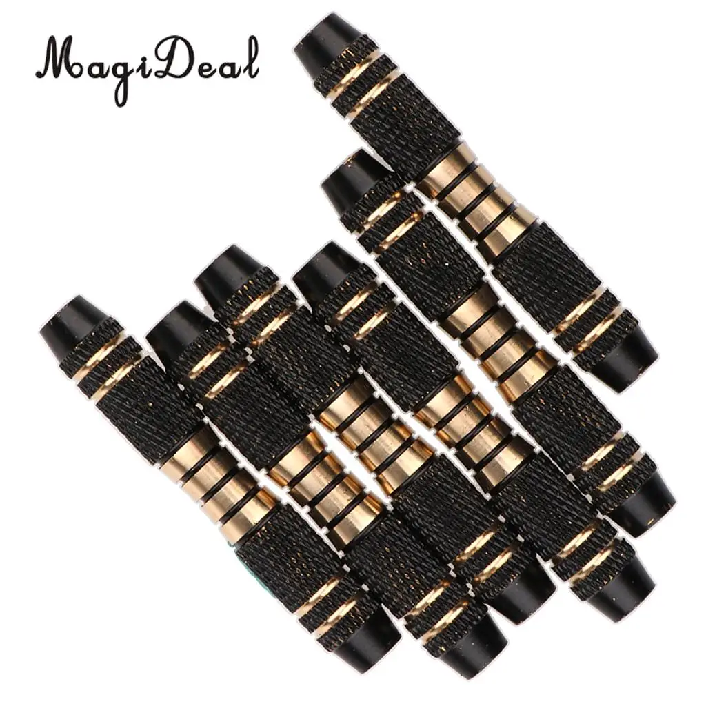 MagiDeal Professional 6Pcs 16g Dart Replacement Barrels for Soft Tip Dart and Steel Tip Dart for Funny Family Party Dart Sports