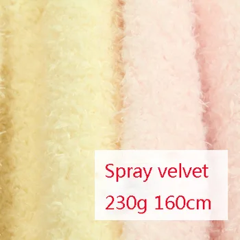 

Factory direct sale autumn and winter clothes lining plush toy cloth polyester velvet velvet beautiful flannel