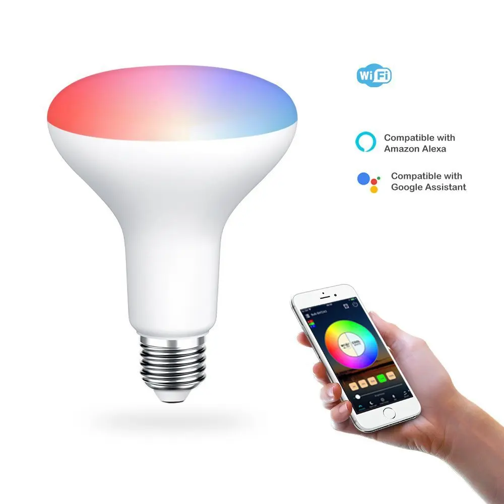

R95 WiFi RGBWW Smart Bulb Can Be Remotely Controlled