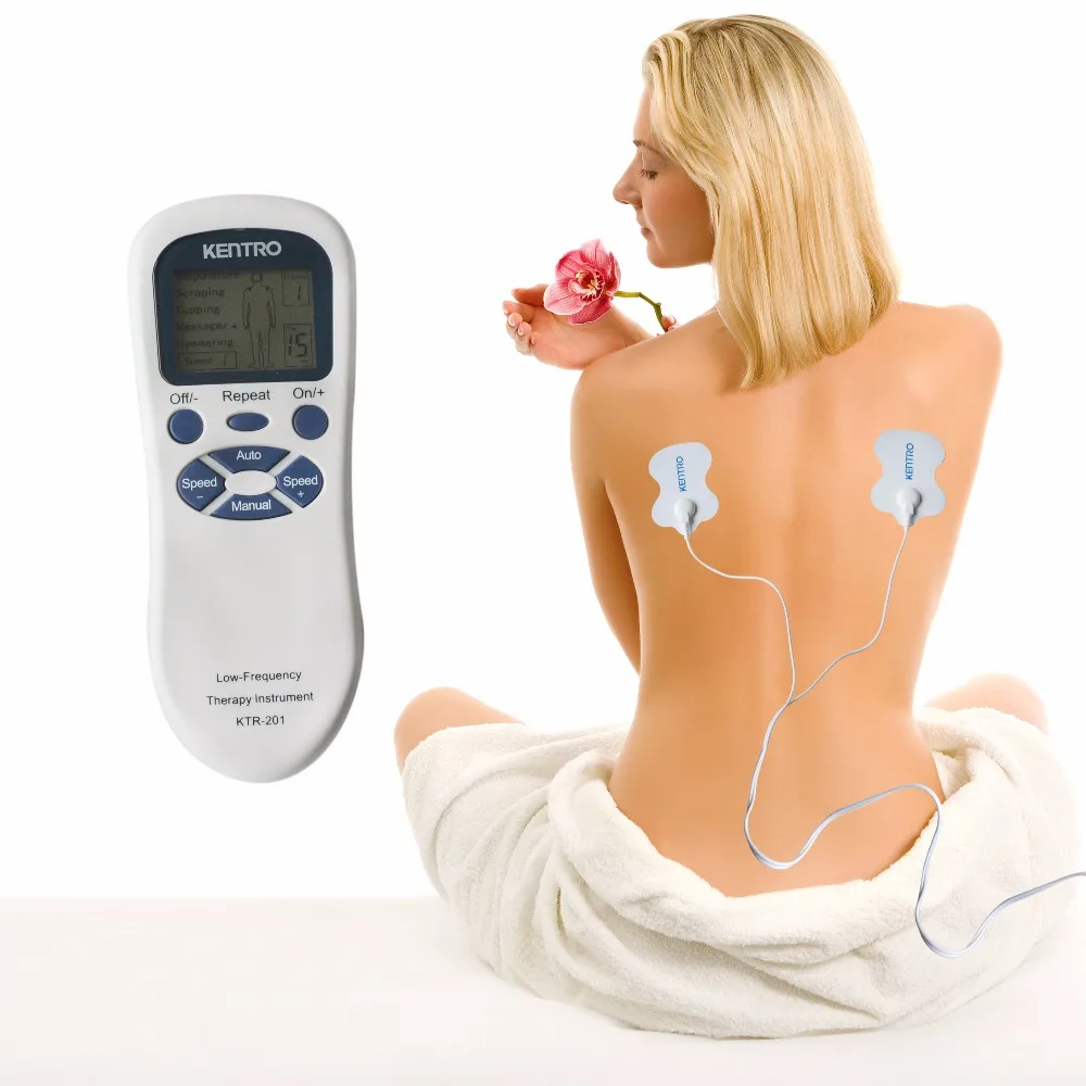 Single Value TENS Unit Electronic Low Frequency Digital Massager ElectroTherapy Device Full Body Relaxation Pulse Massager