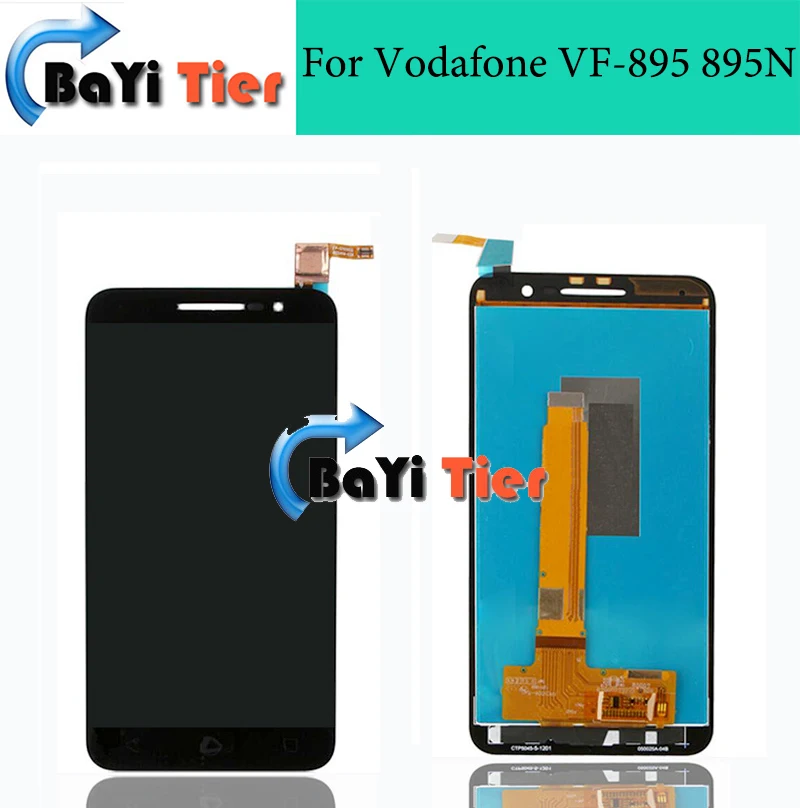 100% High Quality Vodafone VF-895 895N LCD Screen Original Replacement LCD Display+Touch Screen For Vodafone 895N Mobile phone