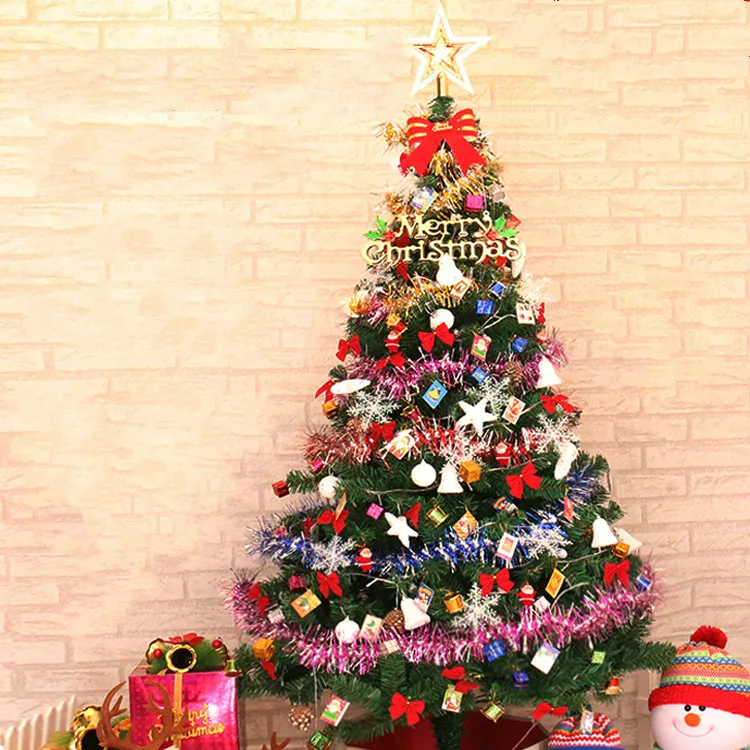 

Larger 180cm Christmas Tree Light Lamp Ball Decoration Emitting 180 cm Decorate Color Encryption Christmas Package Ornaments 2.5