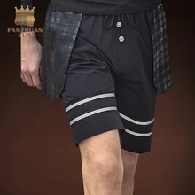 FANZHUAN/брендовая одежда высокого качества, мужские шорты, Лето, пляжные модные шорты с карманами, шорты