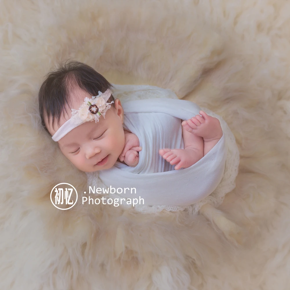 60 см КРУГ шерстяное одеяло новорожденный реквизит для фотосессии аксессуары для новорожденных реквизит для фотосессии корзина наполнитель