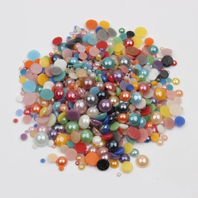 sewing material shop near me New sale Mix Size Ceramic Rhinestones Lt purple Half Round Pearls 1000pcs/lot for DIY Nails Art Garment free shipping Sequins Fabric & Sewing Supplies