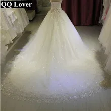 Новое винтажное свадебное платье роскошное вышитое бисером на заказ размера плюс невеста, свадебное платье Vestido De Noiva