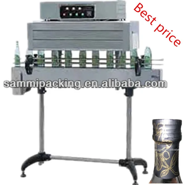 

Bottle cap shrink wrap machine,shrink packaging machine,shrink wrapper BSS-1538B