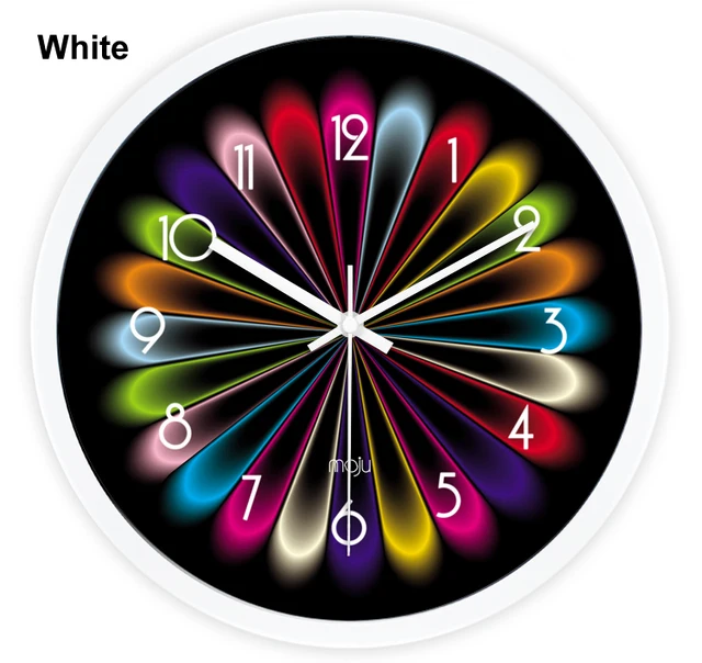 Cool Wall Clock Classic parlor multi colored wall clock Personality 12