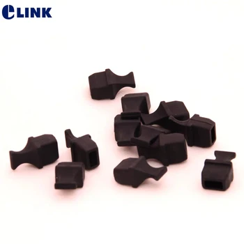 

2000pcs SFP dust cap for SFP transcever switch port black silicone ftth fit for LC type port protective plug free shipping ELINK