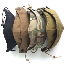 Cordura полумаска для лица тактическая Защитная Экипировка камуфляжная маска Мультикам велосипедная марлевая маска