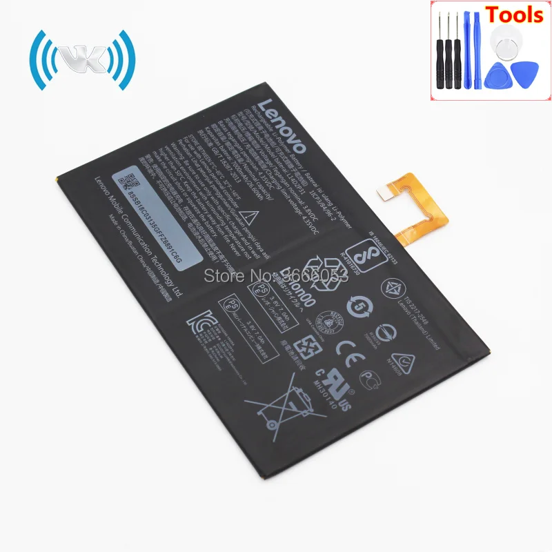 Новый аккумулятор VK 7000 мАч/3 8 Вт ч в L14D2P31 для Lenovo Tab 2|Аккумуляторы мобильных