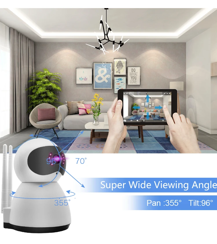 

Wireless Camera With Two-Way Audio,Night Vision Camera,1080P Camera for Pet Baby Monitor,Home Security Camera