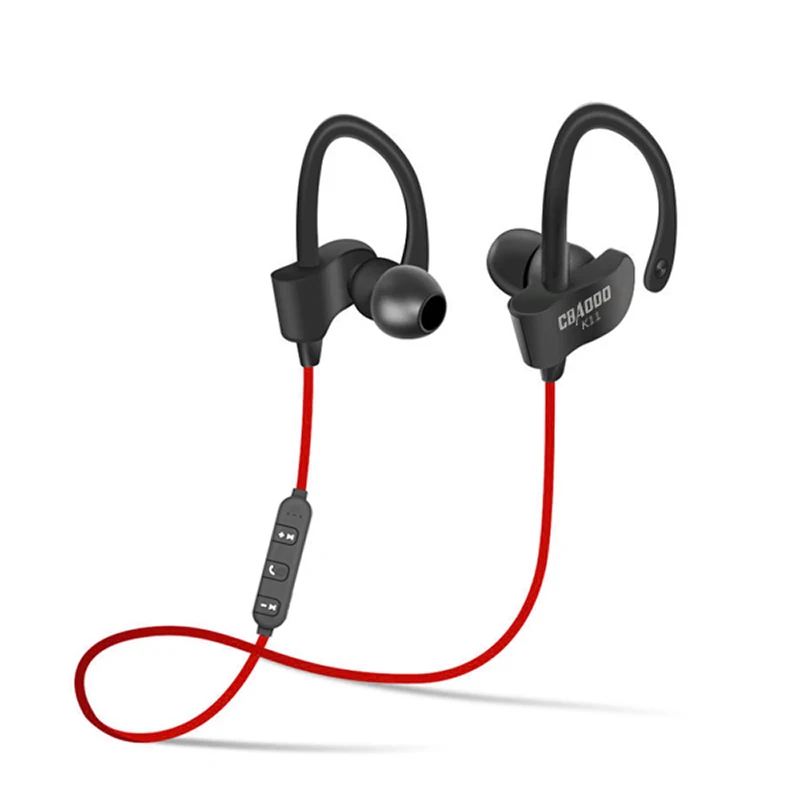 Беспроводная гарнитура Bluetooth наушники с защитой от пота микрофоном для спорта