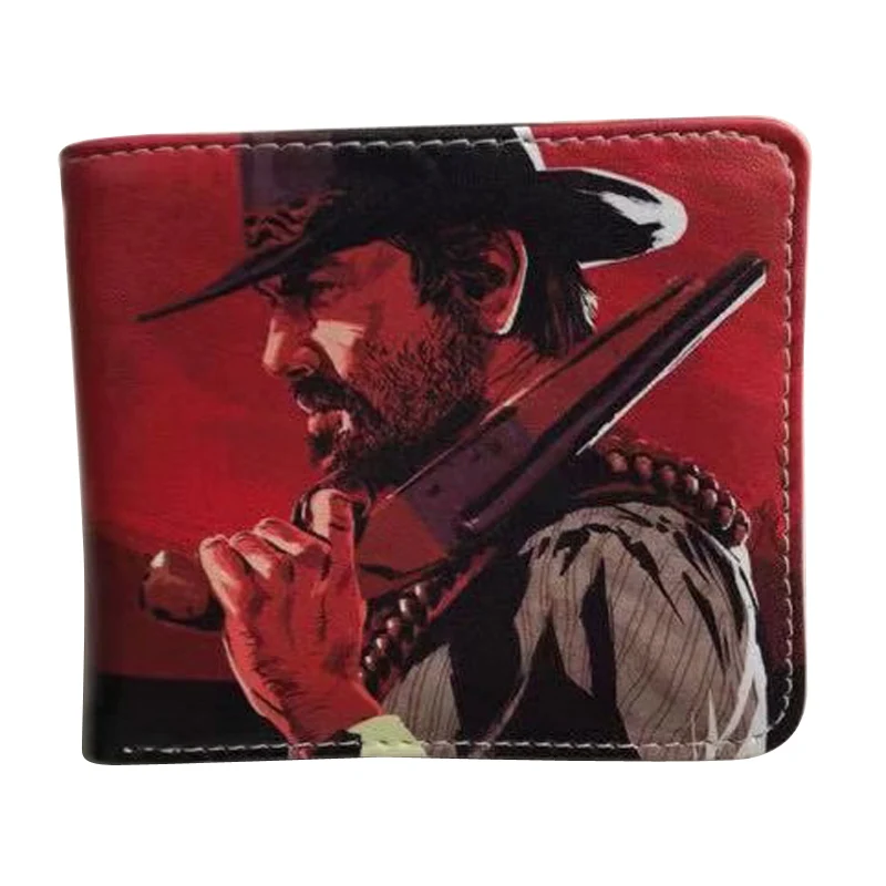 Кошелек мужской игровой красный dead redemption 2 держатель для карт двойной кошелек с