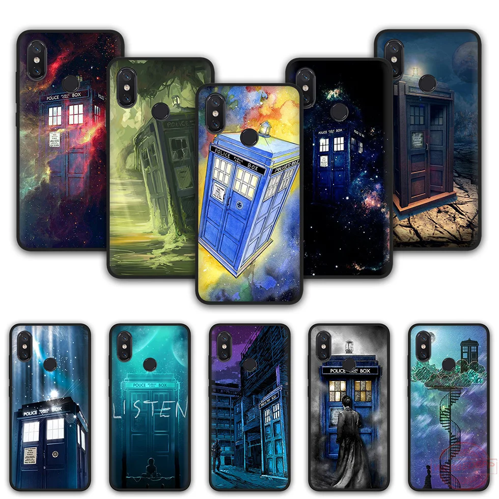 WEBBEDEPP Dr. Tardis Box TPU Phone Case for Xiaomi Mi 6 8 A2 Lite A1 F1 9 MAX 3 SE |