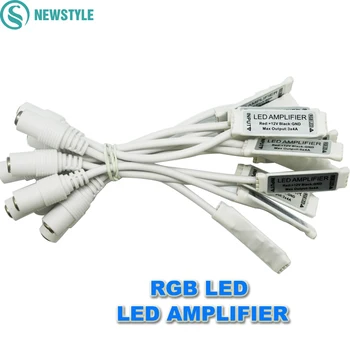 

20Pcs, DC12V 6A 3 Channel Mini RGB Led Signal Amplifier Controller with Female DC Connector for 5050 3528 RGB led strip