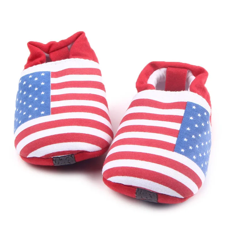 Нескользящая детская обувь для новорожденных, мягкая обувь из натуральной кожи для маленьких мальчиков и девочек, тапочки для малышей 0-6, 6-12, 12-18, 18-24, Первые ходунки - Цвет: Red flag