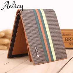 Aelicy 2018 горячее предложение Мода свет высокое качество Для мужчин кожа ID держатель для карт сцепления Двойные портмоне кошелек