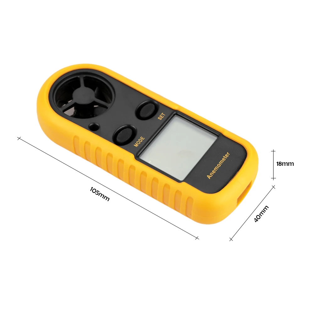 Переносной Анемометр, анемометр, термометр, измеритель скорости ветра, измеритель, измеритель ветра, ЖК-дисплей, анемометр, цифровой Ручной измерительный инструмент