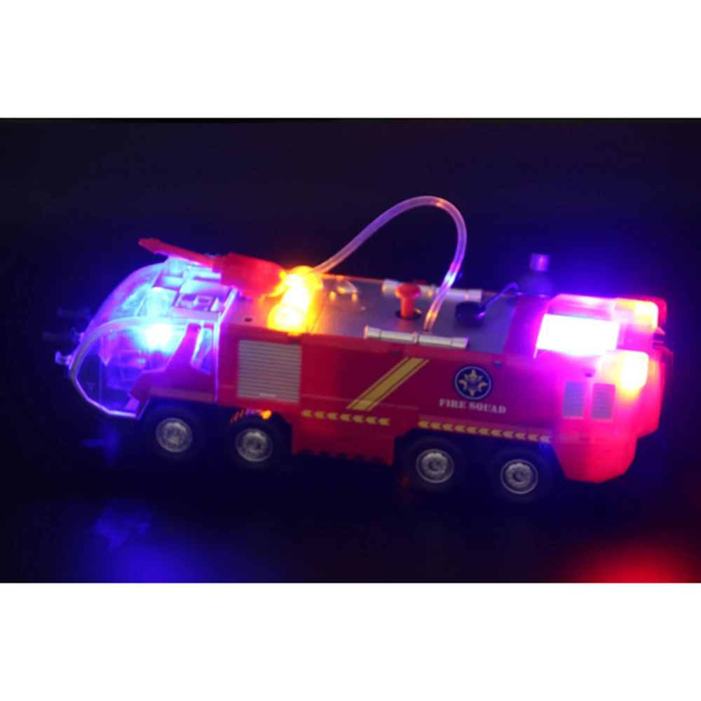 

Diecasts Toys Vehicles Electric Universal Water Spray Fire Truck Simulation Music Lighting Parent-child Interactive Toy Car