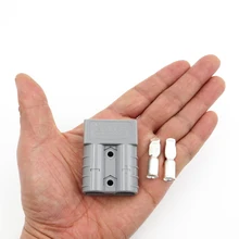 GRAY Color SH50 Power Connector Plug 50A 120A 175A 350 600V Two Pole Double pole Solar Caravan Boats pole GRAY Color SH50 Power Connector Plug 50A 120A 175A 350 600V Two Pole Double pole Solar Caravan Boats pole