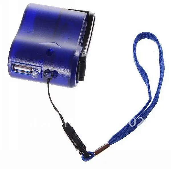 Free shipping hand cranked USB charger manual generator charging for