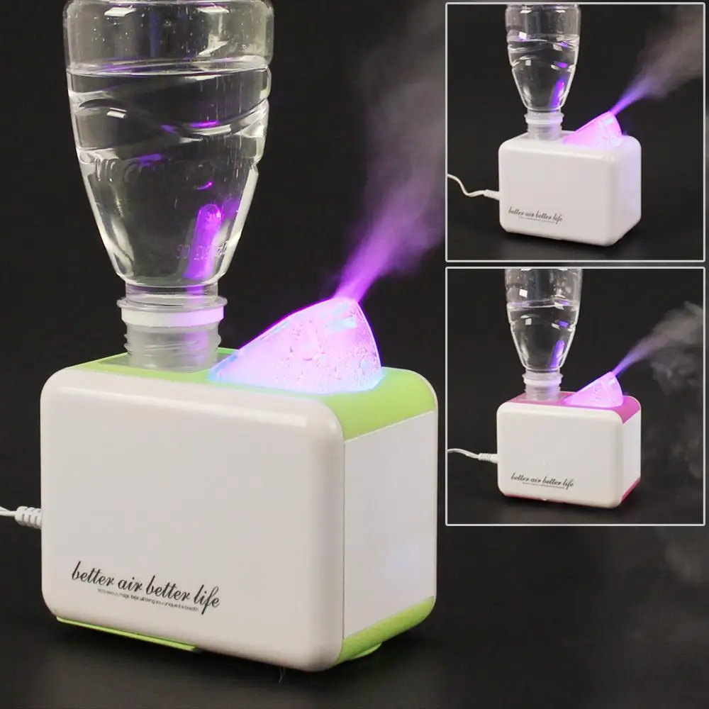 Mini Bottle Air Humidifier Aroma Diffuser Ultrasonic Mist Maker | Бытовая техника