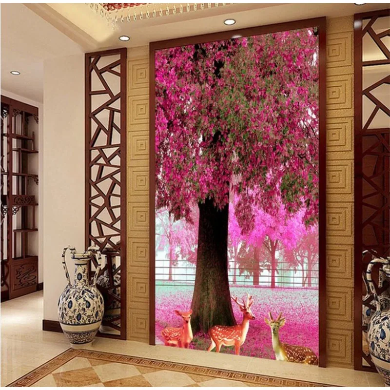 

Youran 5d diy Diamond Painting Sakura Tree Diamond Embroidery Kit Landscape Full Diamond Needlework Sitting Room Wall Decoration