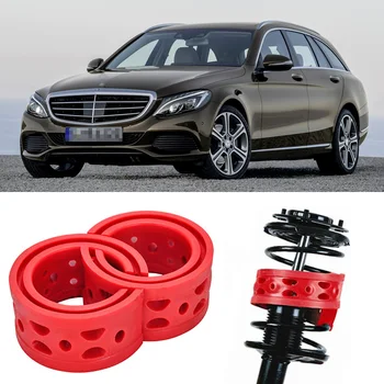 

2pcs Size C Front Shock Suspension Cushion Buffer Spring Bumper For Benz C300