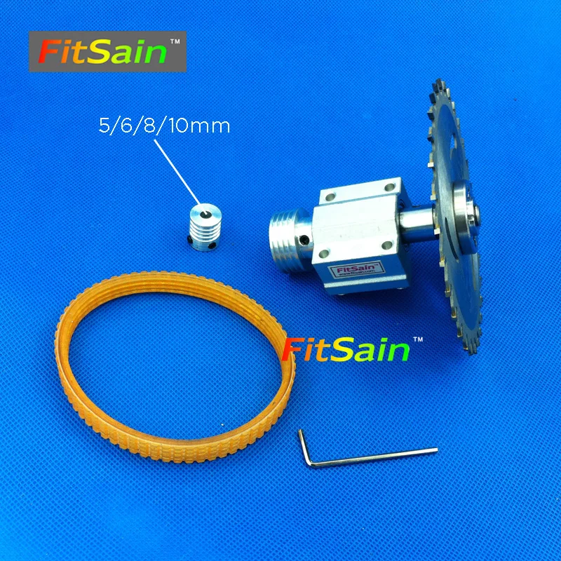 FitSain-мини Настольный станок с несколькими дисковыми пилами для вала двигателя 5/6/8/10 мм пильного диска 16 мм/20 мм шпинделя резка машина шкив кронштейн подшипника