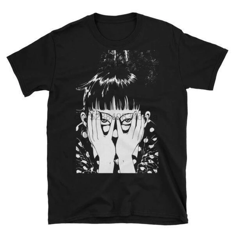 

Junji Ito Suehiro Maruo Anime Girls New 2019 Fashion Hot Mens T-Shirt Summer O Neck Cotton Custom Printed T Shirts