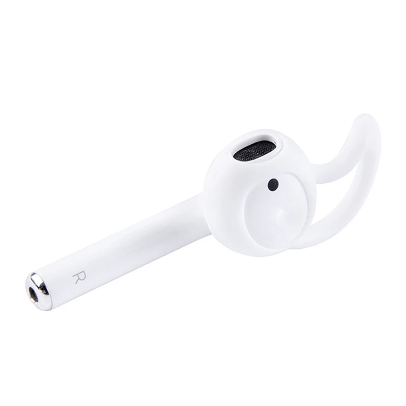 Replacement Soft Silicone Antislip Ear Cover Hook Earbuds Tips Earphone Silicone Case for AirPods Apple 3 Pairs
