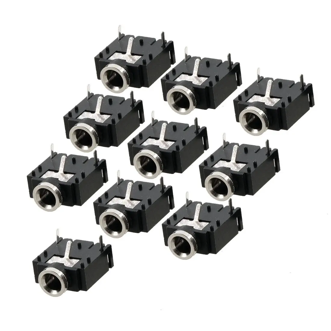 

LIXF HOT 10 Pcs 3 Pin PCB Mount Female 3.5mm Stereo Jack Socket Connector