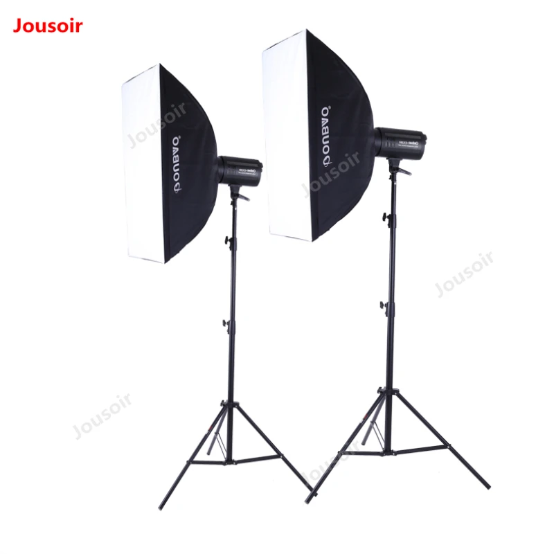 

Sun lamps LED two Sunlight video continuous light set 200W softbox light stand photography children anchors fill light CD50 T10