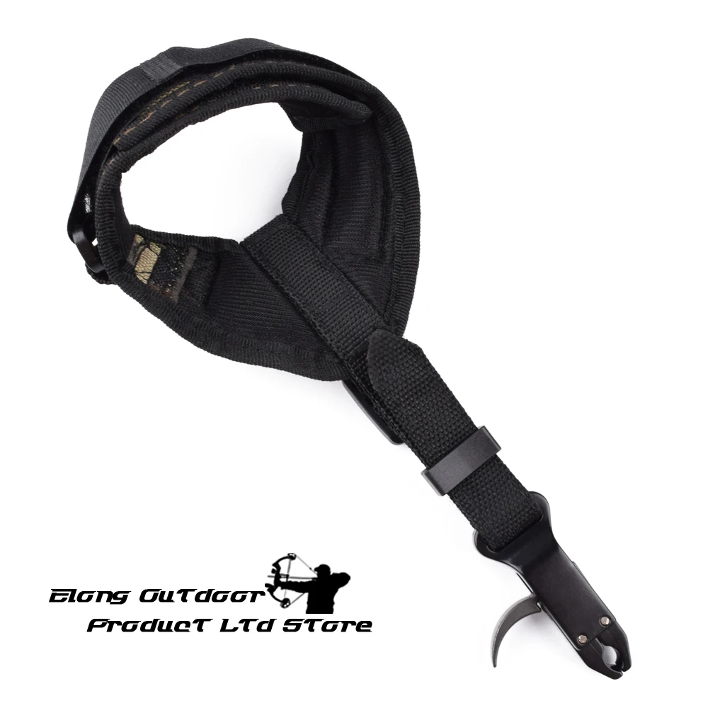 

1X Camo Color Release Aid Trigger Compound Bow Strap Shooting Hunting Accessories Wrist Archery Bow Free Shipping