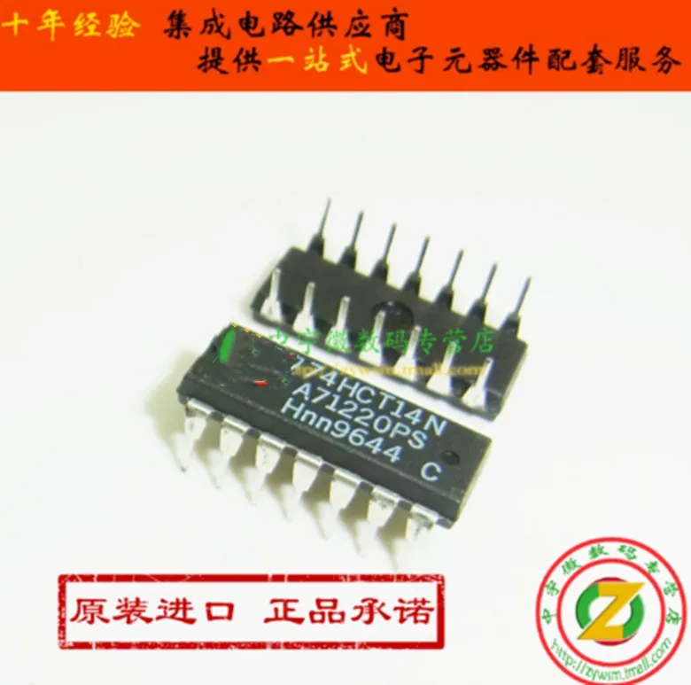74HCT14N 74HCT14 SN74HCT14N SN74HC14 DIP14 Original authentic and new ...