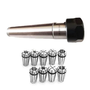 

10pcs/set MT3 M12 ER20 Collet Chuck Morse Taper cone+ER20 Spring Collet 3 4 6 8 10 12 13 1/4 1/2 1/8 For CNC Lathe Milling Tool