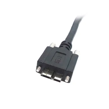 

USB 3.0 Back Panel Mount B Type Female To Micro B USB 3.0 Male With Screws Extension cable 0.4m 40cm
