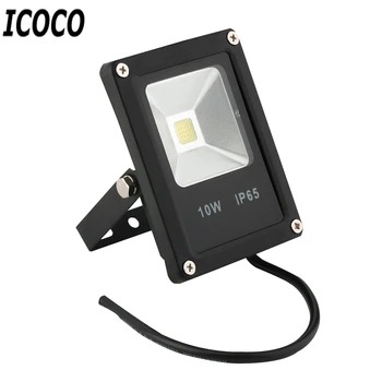 

ICOCO New Arrival High Quality Outdoor Super Thin 10W 12V 85-265V Spot Light White/Warm White Flood Light Drop Shipping Sale