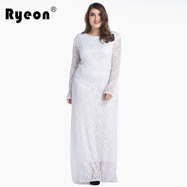 White Maxi Dress Plus Size