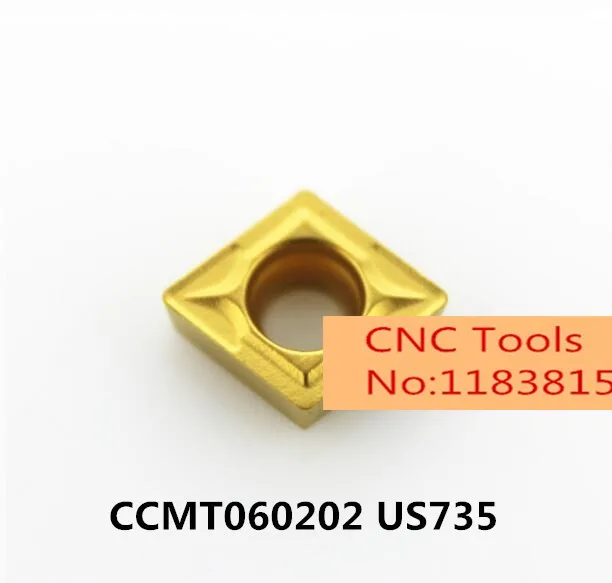 CCMT060202/CCMT060204/CCMT060208 US735, CCMT 0602 02/04/08 карбидная вставка для держатель токарного инструмента