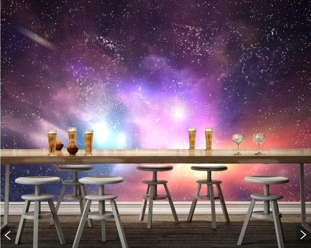 

Papel de parede Galaxy space sky Stars lights 3d ceiling wallpaper,living room tv sofa wall kids'room restaurant bar 3d mural
